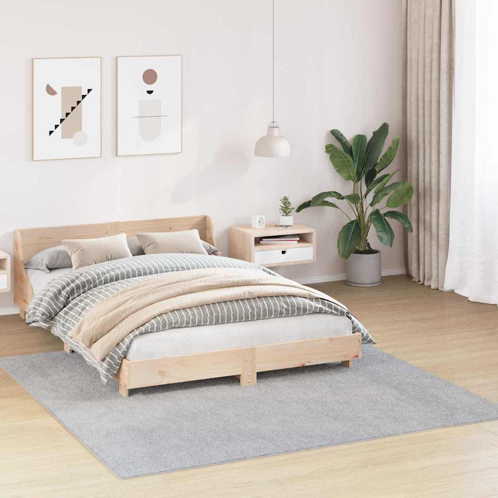 Protuklizni Shaggy Tepih Siva 200 x 200 cm PP