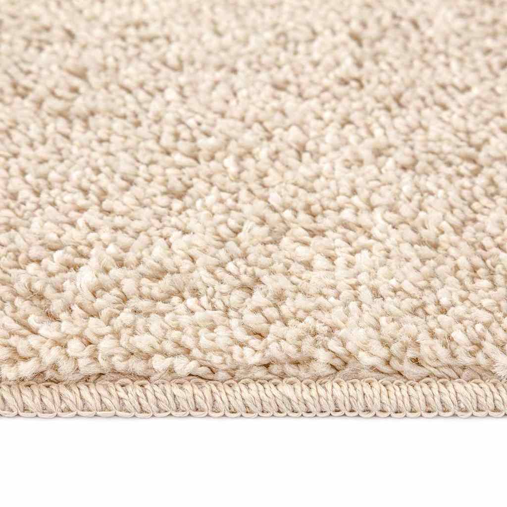 Protuklizni Shaggy Tepih Krema 160 x 160 cm PP