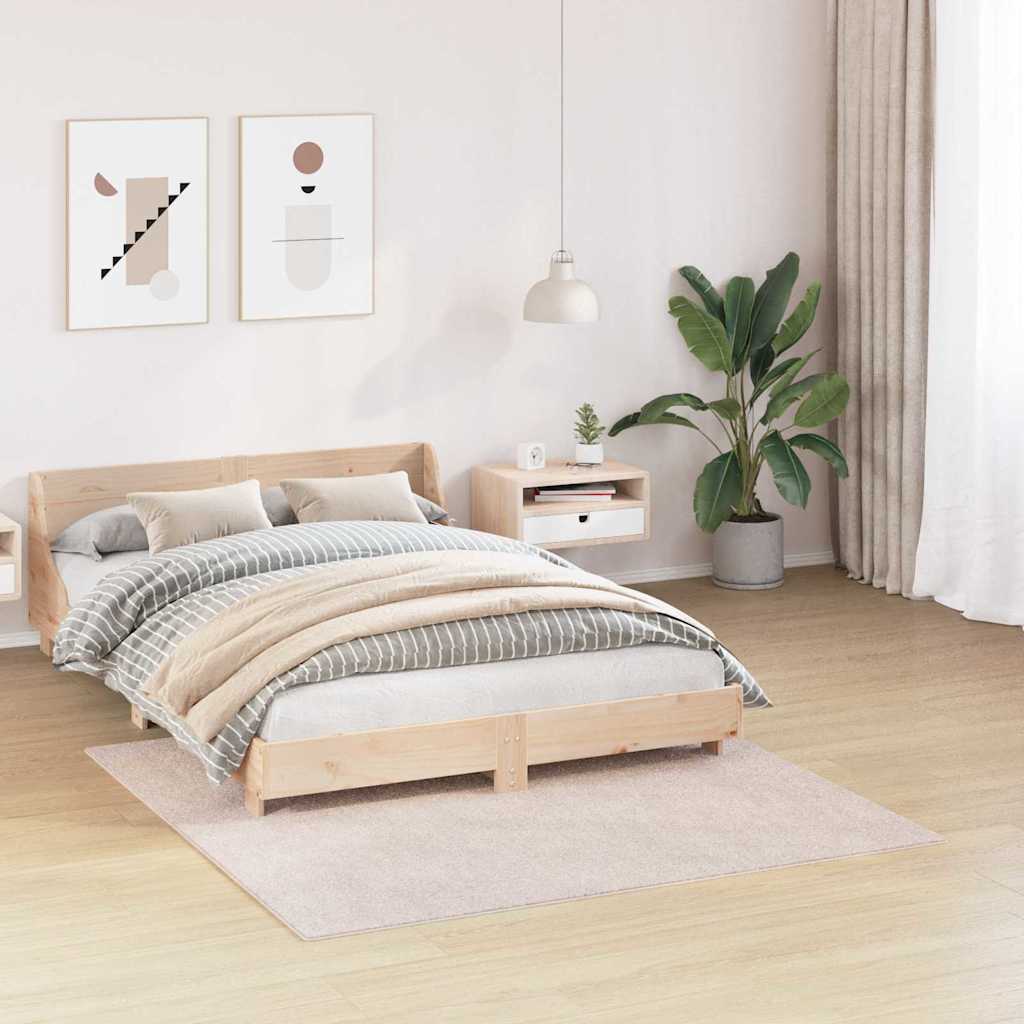 Protuklizni Shaggy Tepih Krema 160 x 160 cm PP