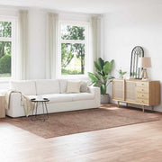 Protuklizni Shaggy Tepih Smeđa 200 x 290 cm PP