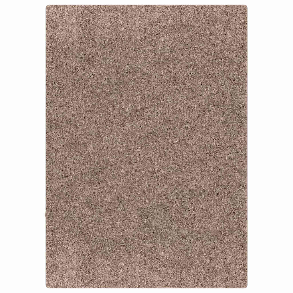 Protuklizni Shaggy Tepih Smeđa 200 x 290 cm PP