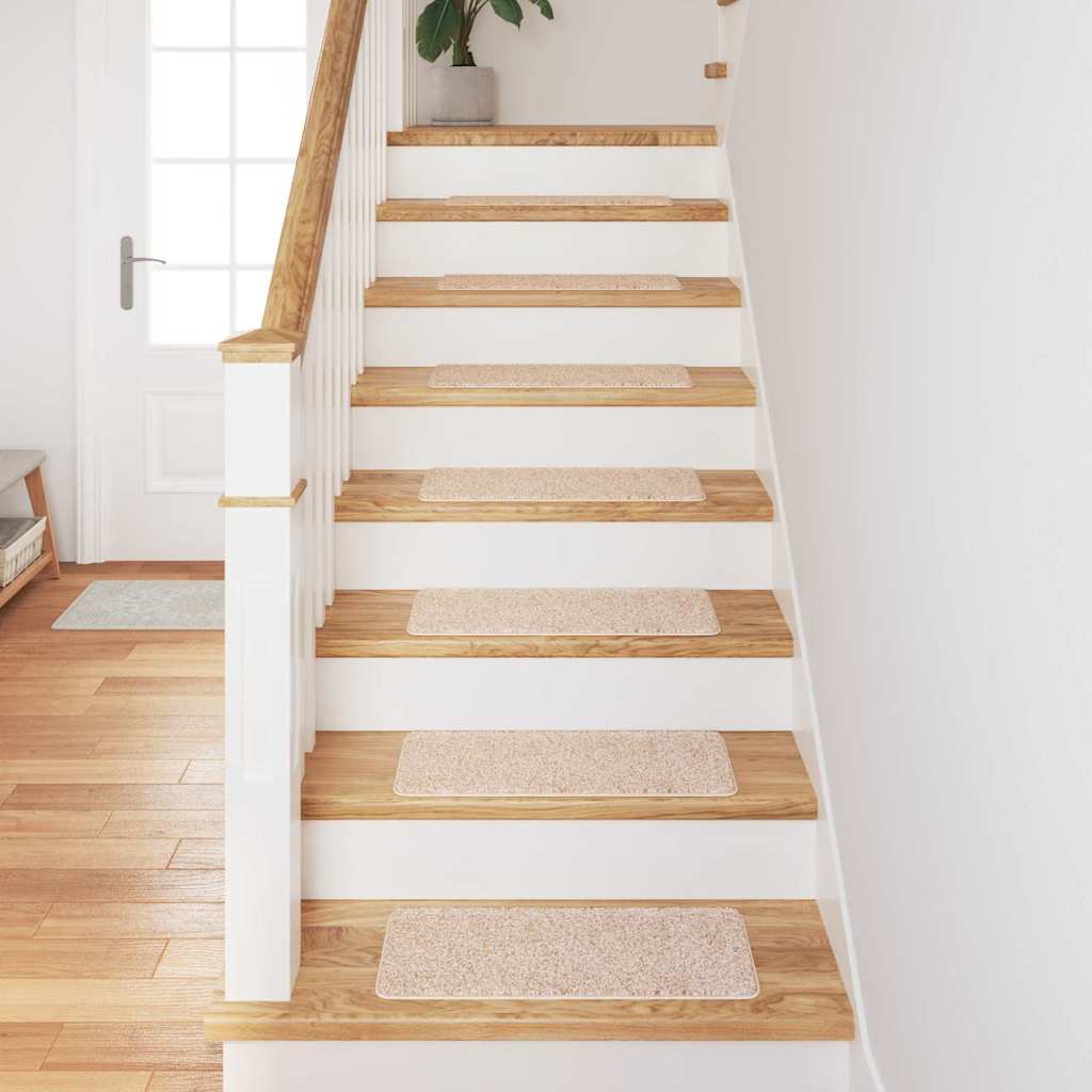 Podloge protiv klizanja za stepenice 15 kom. 60 x 25 cm Krema