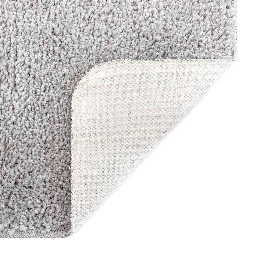 Prostirka protiv klizanja s izrezom za WC Siva 50 x 50 cm PP