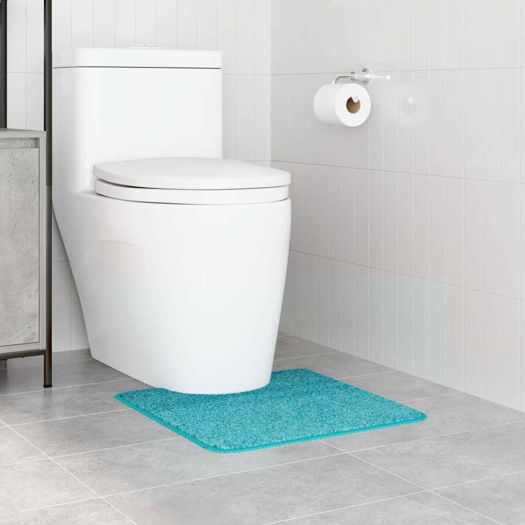Prostirka protiv klizanja s izrezom za WC Tirkizna 50 x 50 cm