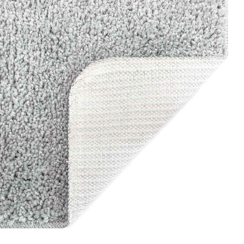 Set prostirki za kupatilo s protukliznom podlogom 2 pcs Siva PP