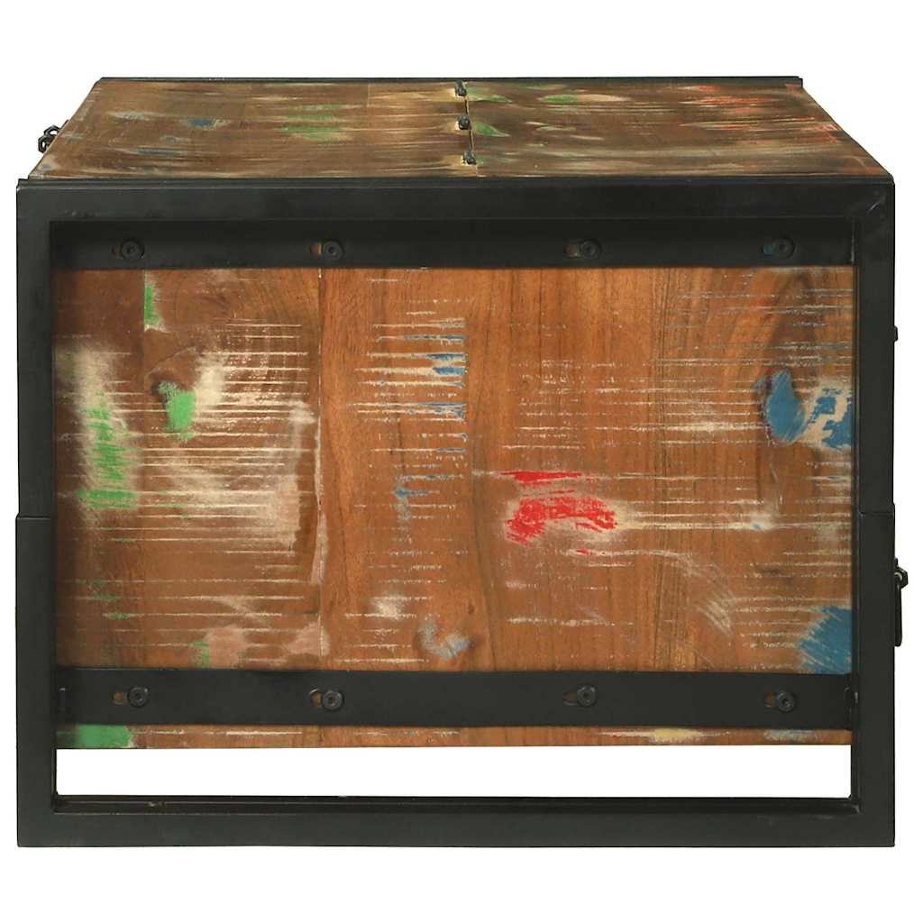 Kava Stol Šareni 90 x 50 x 38 cm Čvrsto drvo iz reciklaže
