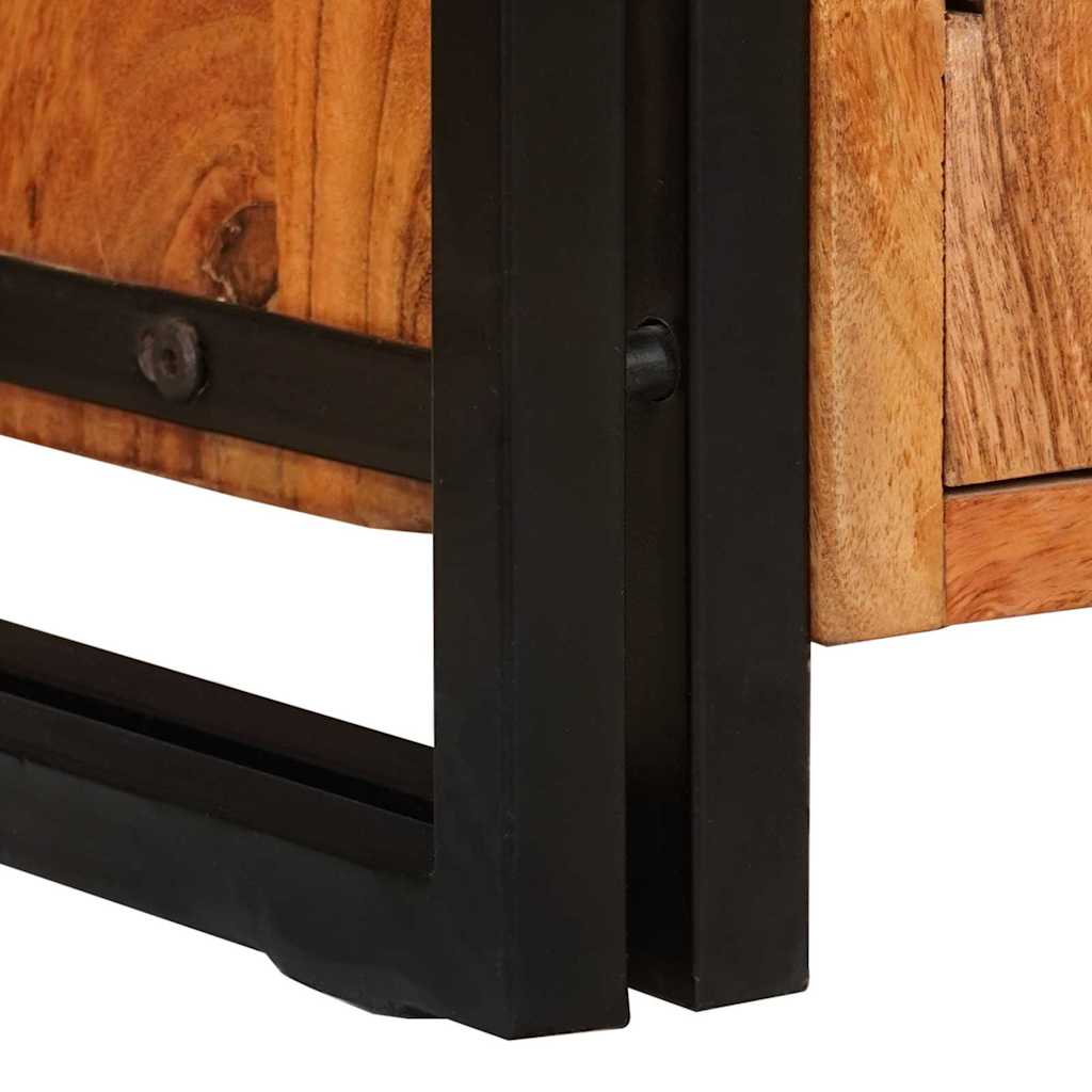 TV ormar Smeđa 120 x 33 x 50 cm Masivno bagremovo drvo