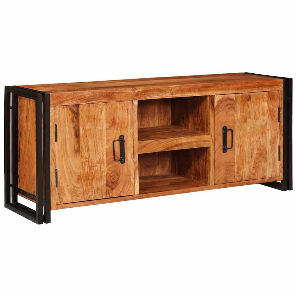 TV ormar Smeđa 120 x 33 x 50 cm Masivno bagremovo drvo