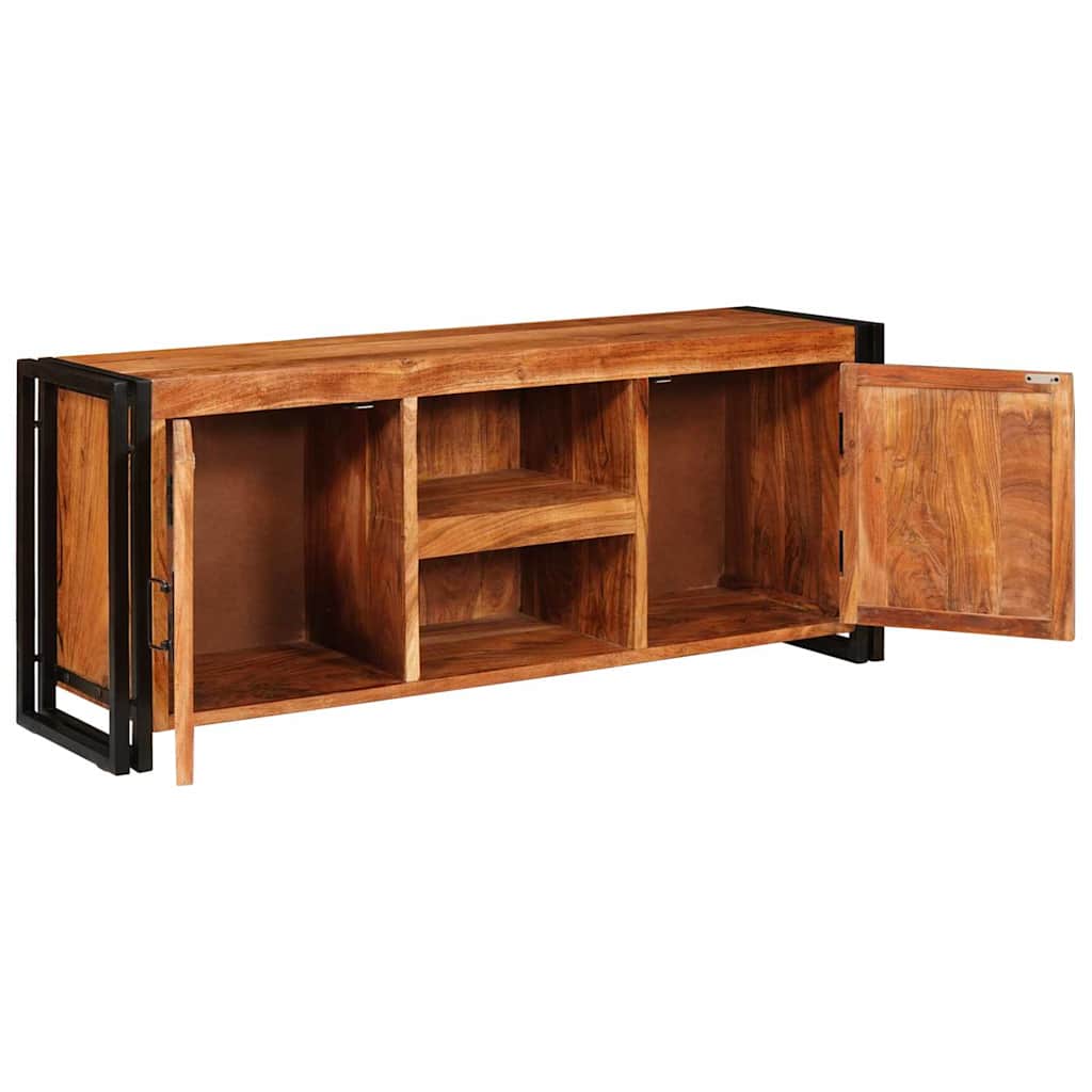 TV ormar Smeđa 120 x 33 x 50 cm Masivno bagremovo drvo
