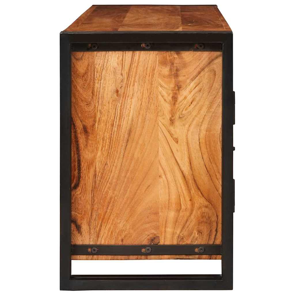 TV ormar Smeđa 120 x 33 x 50 cm Masivno bagremovo drvo