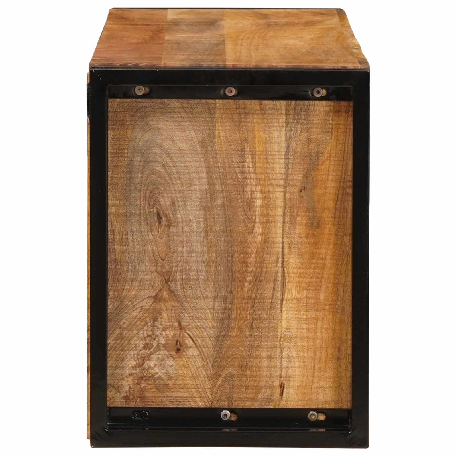 Stalak za vino Smeđa 100 x 45 x 33 cm Čvrsto Grubo Drvo Manga
