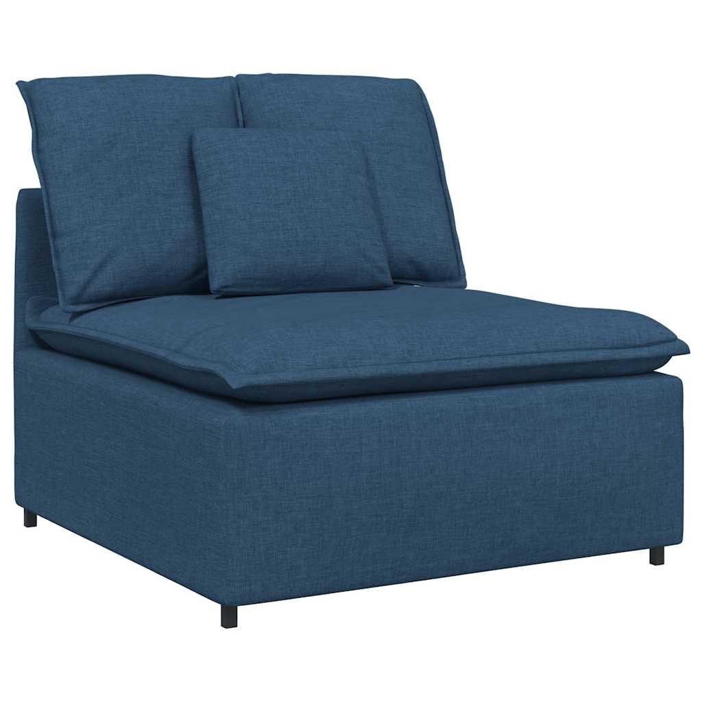 Modularna sofa s jastucima plava