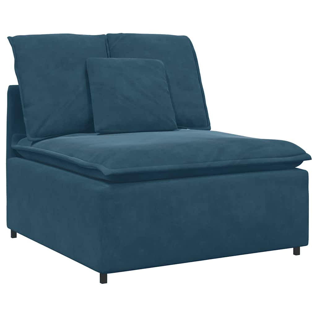 Modularna sofa s jastucima plava