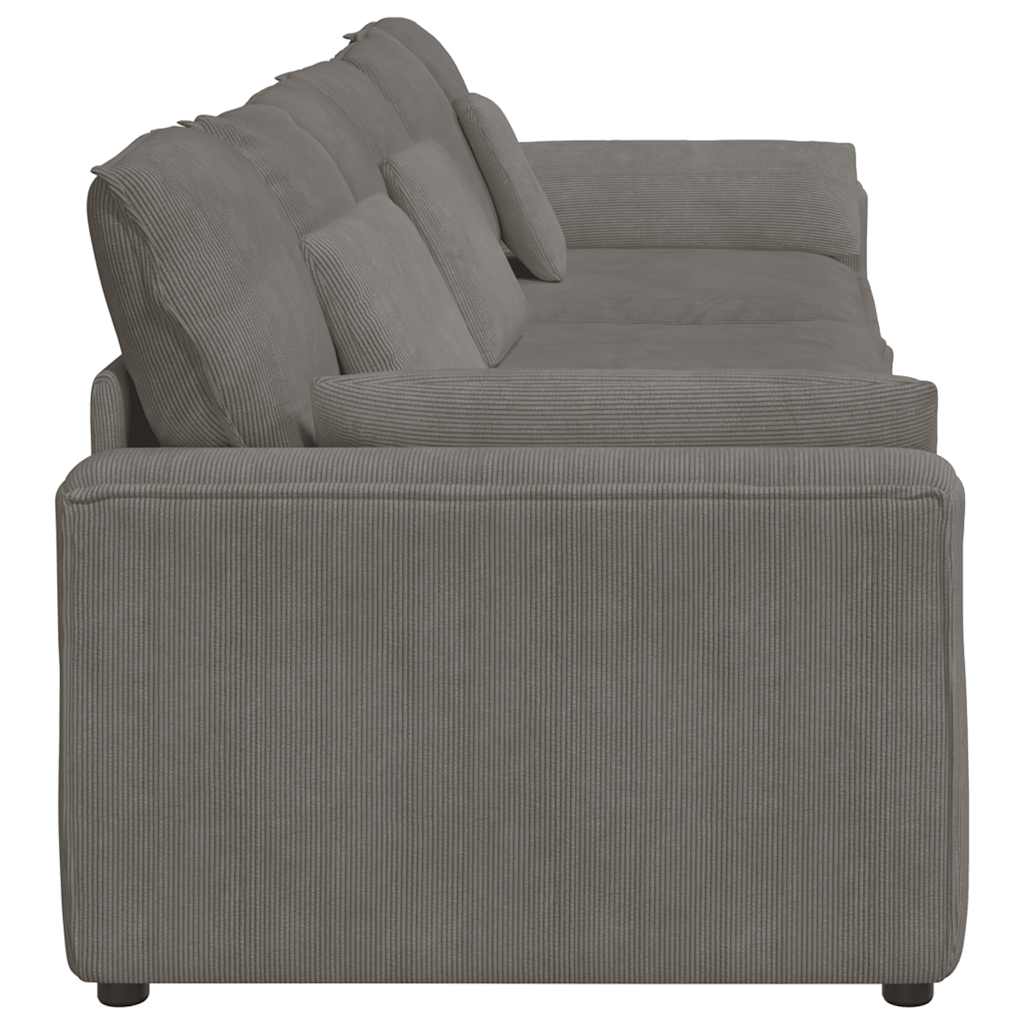 Modularna sofa s jastucima svijetlosiva