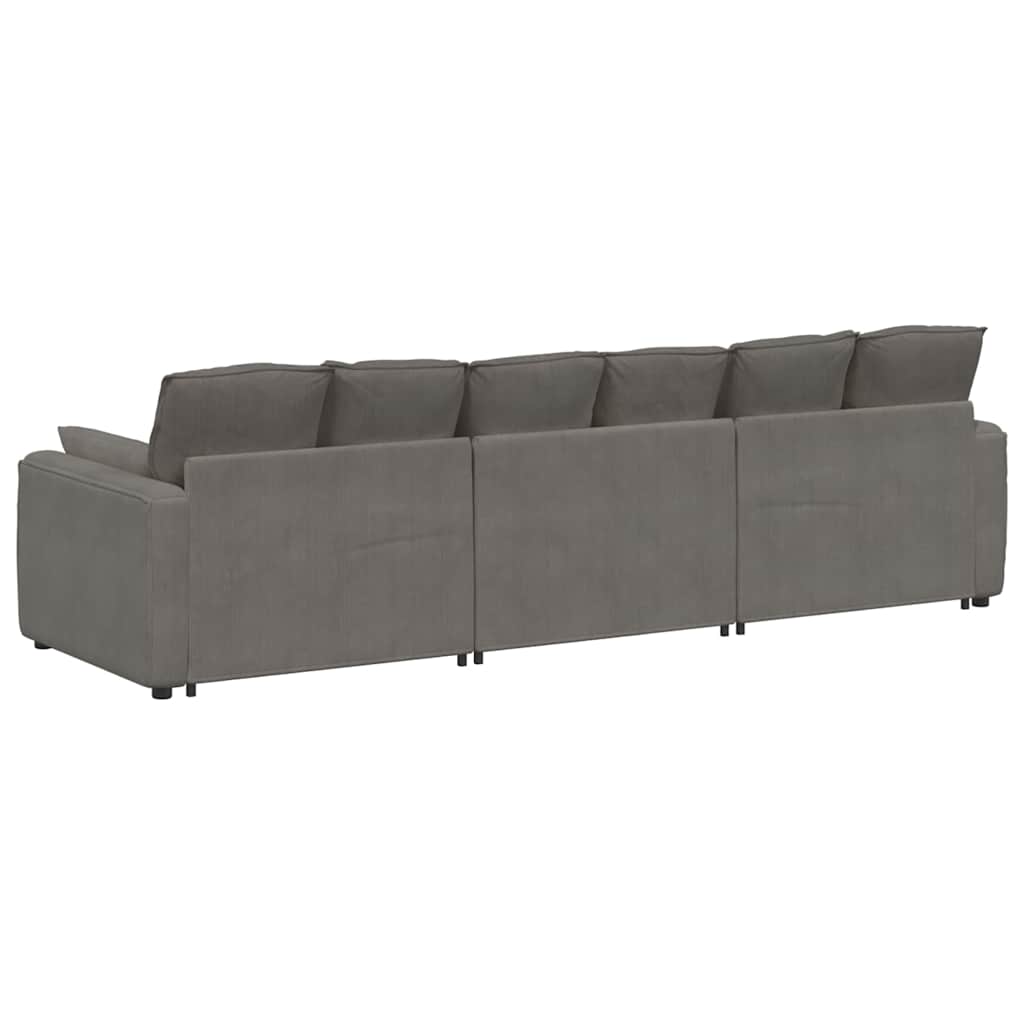 Modularna sofa s jastucima svijetlosiva
