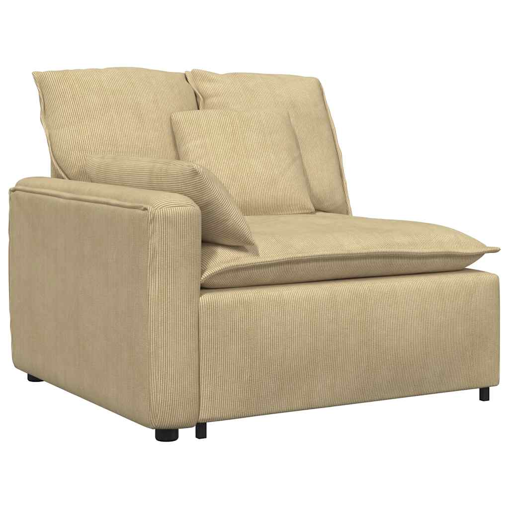 Modularna sofa s jastucima sivo-zelena