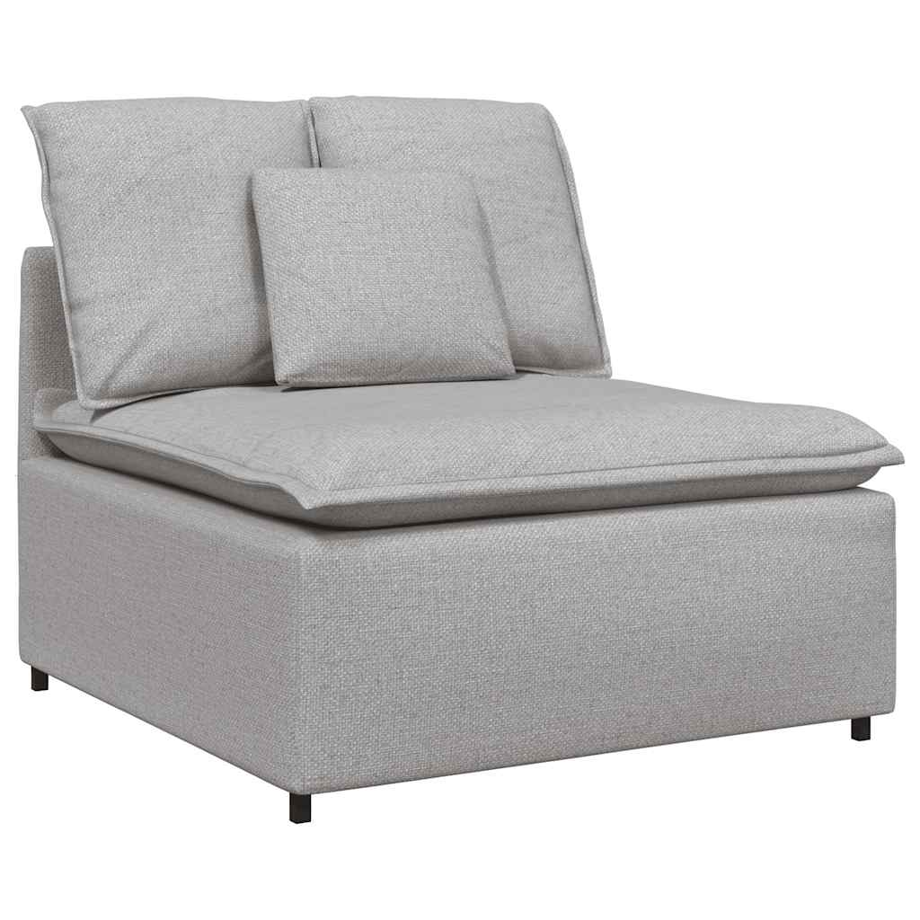 Modularna sofa s jastucima, tkanina, oblak sive boje