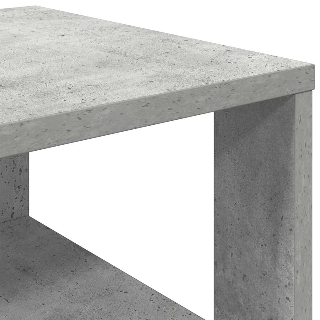 Stalak za cipele boja betona 61x32x70 cm konstruirano drvo