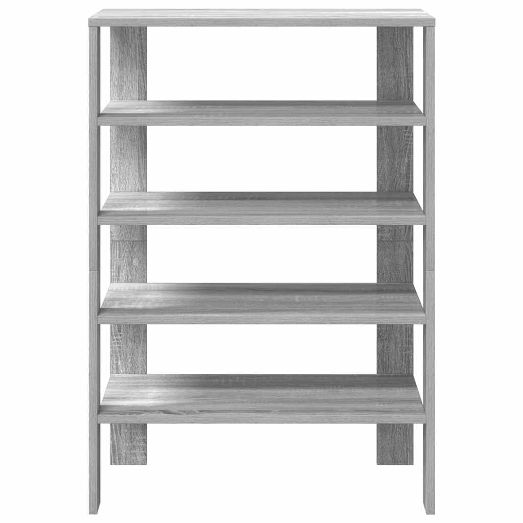Stalak za cipele boja hrasta 61x32x87,5 cm konstruirano drvo