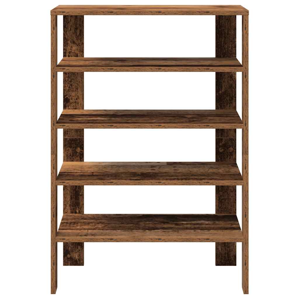Stalak za cipele boja staro drvo 61x32x87,5cm konstruirano drvo