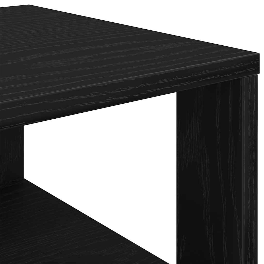 Stalak za cipele crni 61x32x105 cm od konstruiranog drva
