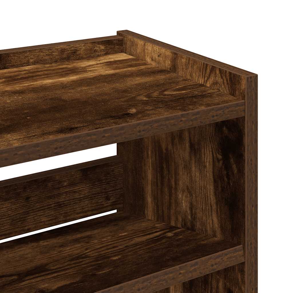 Stalak za cipele boja hrasta 60x25x81 cm konstruirano drvo