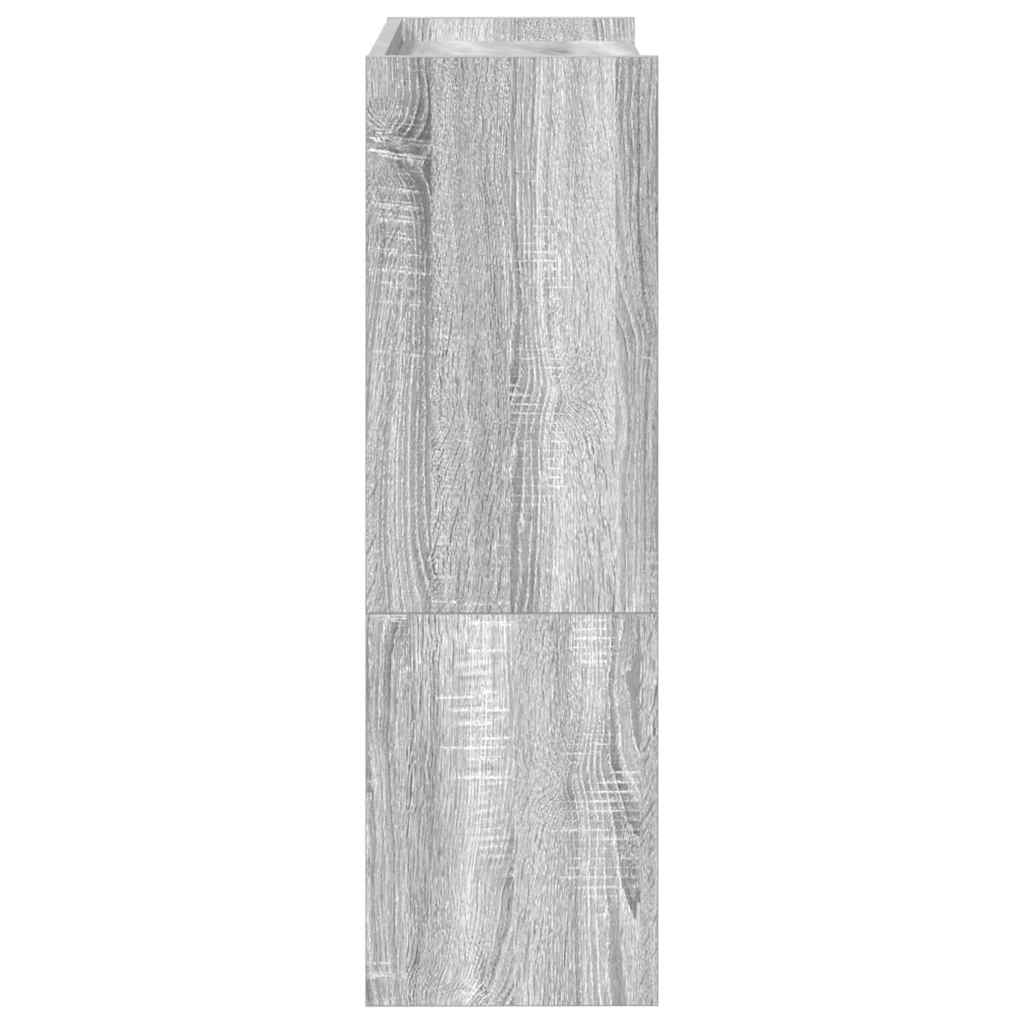 Stalak za cipele boja hrasta 60x25x81 cm konstruirano drvo