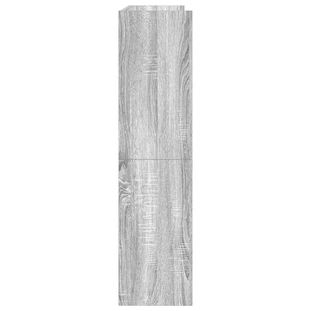 Stalak za cipele boja hrasta 80x25x100 cm konstruirano drvo