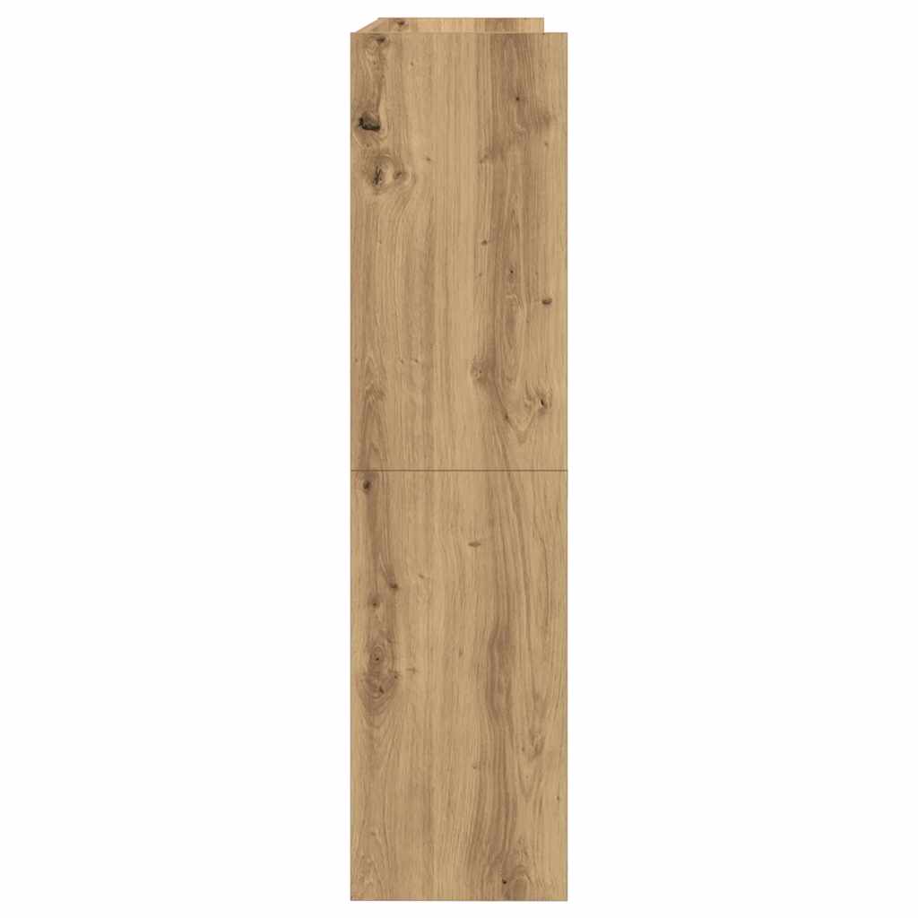 Stalak za cipele boja hrasta 80x25x100 cm konstruirano drvo