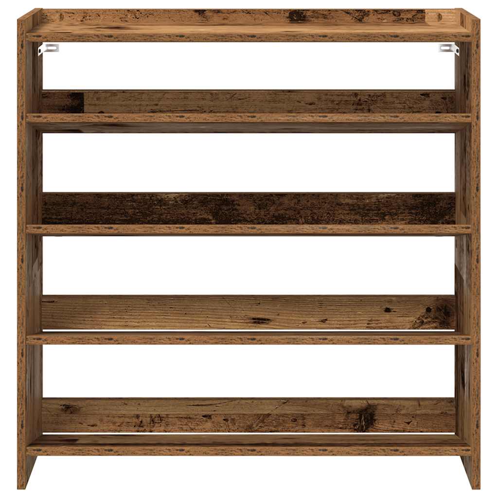 Stalak za cipele boja hrasta 80x25x81 cm konstruirano drvo