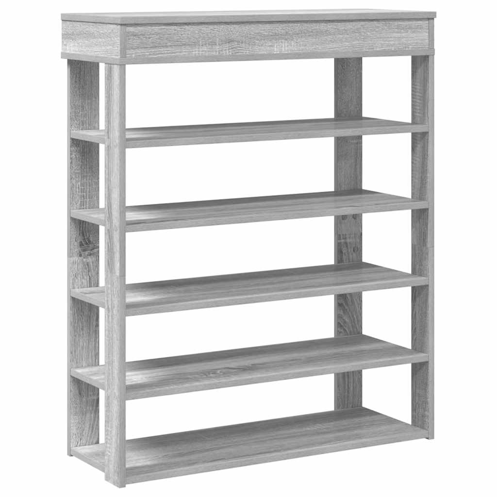 Stalak za cipele boja hrasta 80x30x98 cm konstruirano drvo
