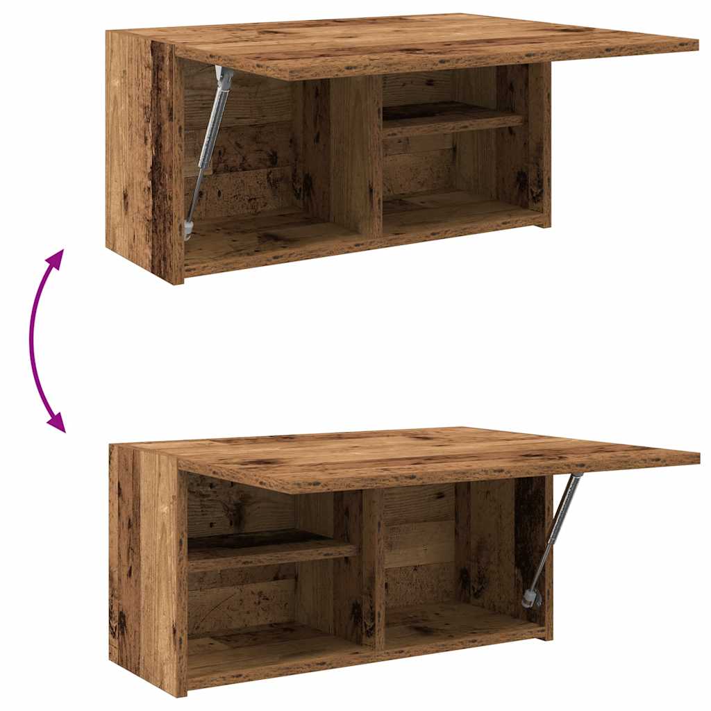 Kupaonski zidni ormarić staro drvo 60x25x30cm konstruirano drvo