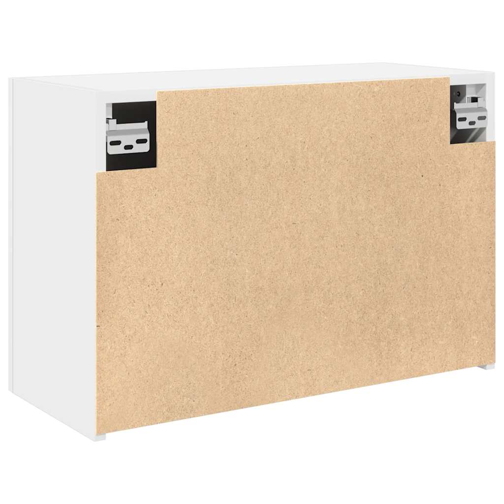 Kupaonski zidni ormarić bijeli 60x25x40 cm izrađeno drvo
