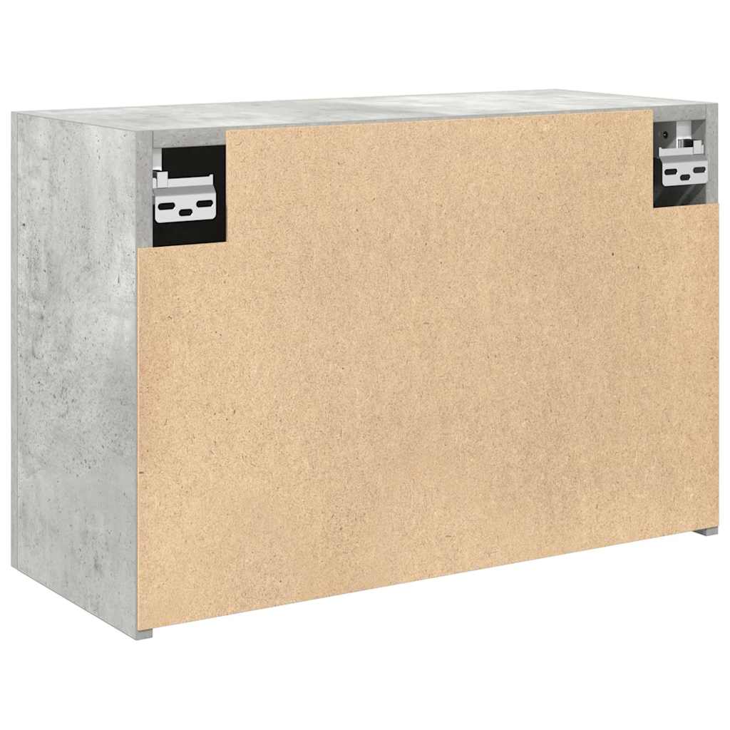Kupaonski zidni ormarić beton sivi 60x25x40cm konstruirano drvo