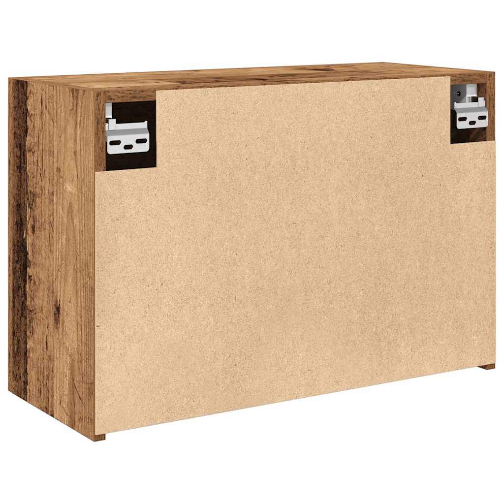 Kupaonski zidni ormarić staro drvo 60x25x40cm konstruirano drvo