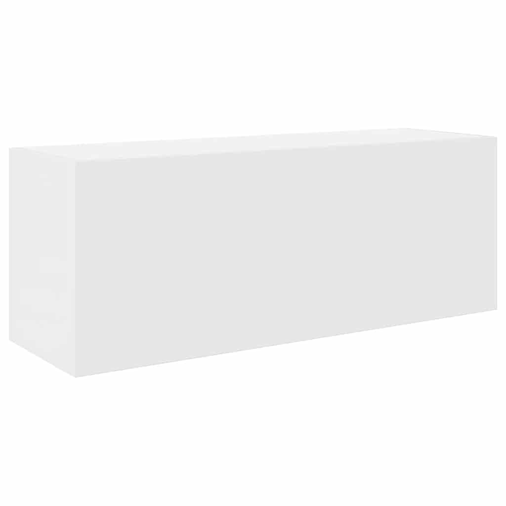 Kupaonski zidni ormarić bijeli 80x25x30 cm izrađeno drvo