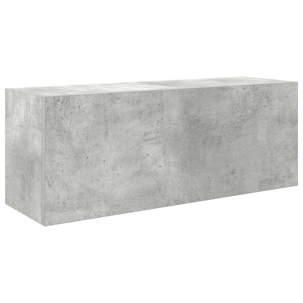 Kupaonski zidni ormarić beton sivi 80x25x30cm konstruirano drvo