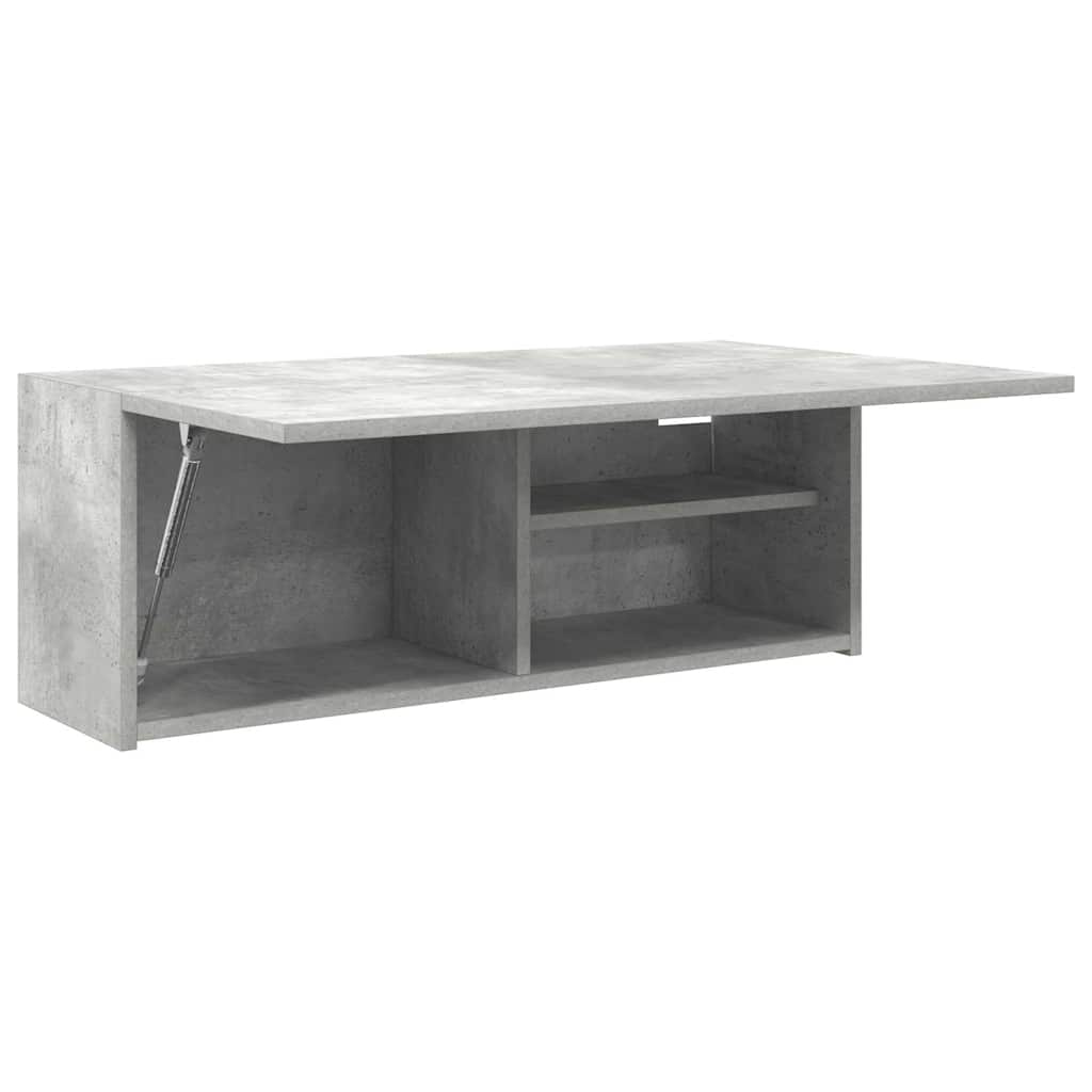 Kupaonski zidni ormarić beton sivi 80x25x30cm konstruirano drvo