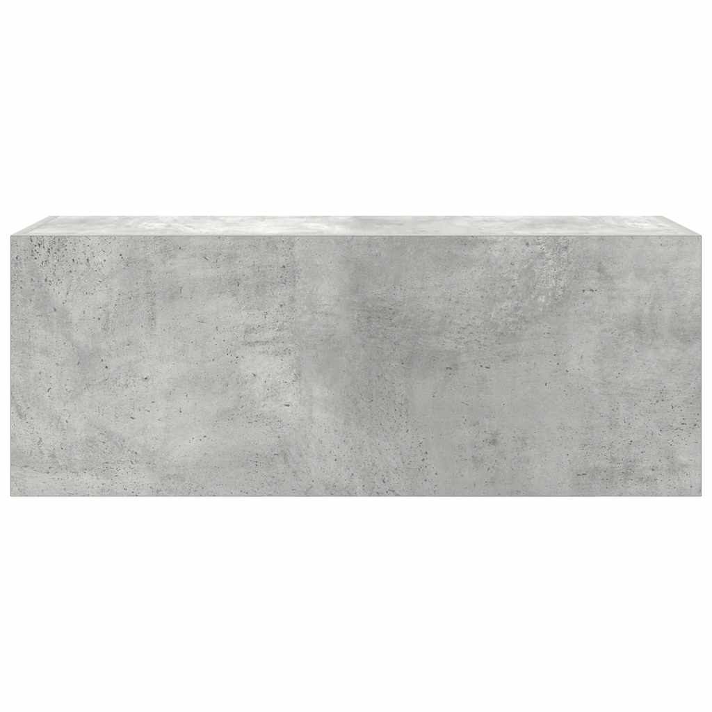 Kupaonski zidni ormarić beton sivi 80x25x30cm konstruirano drvo
