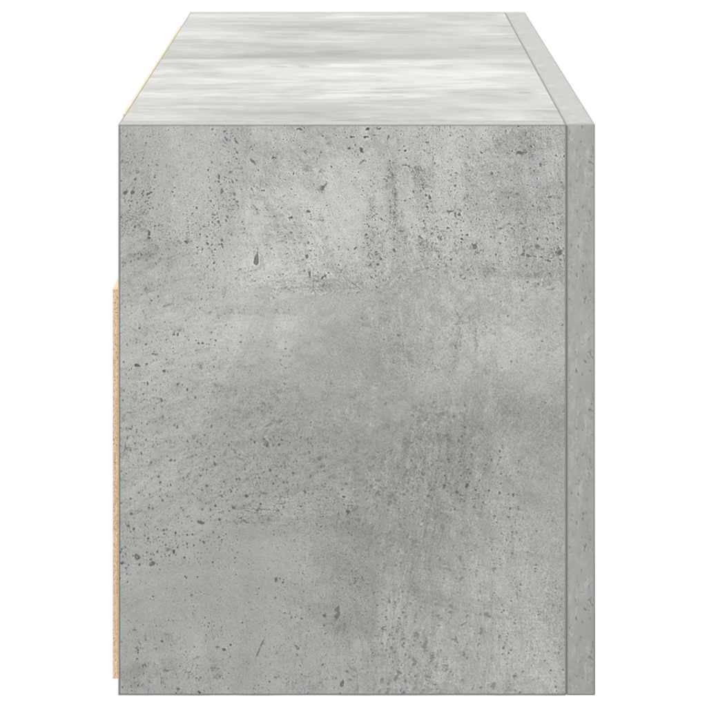 Kupaonski zidni ormarić beton sivi 80x25x30cm konstruirano drvo