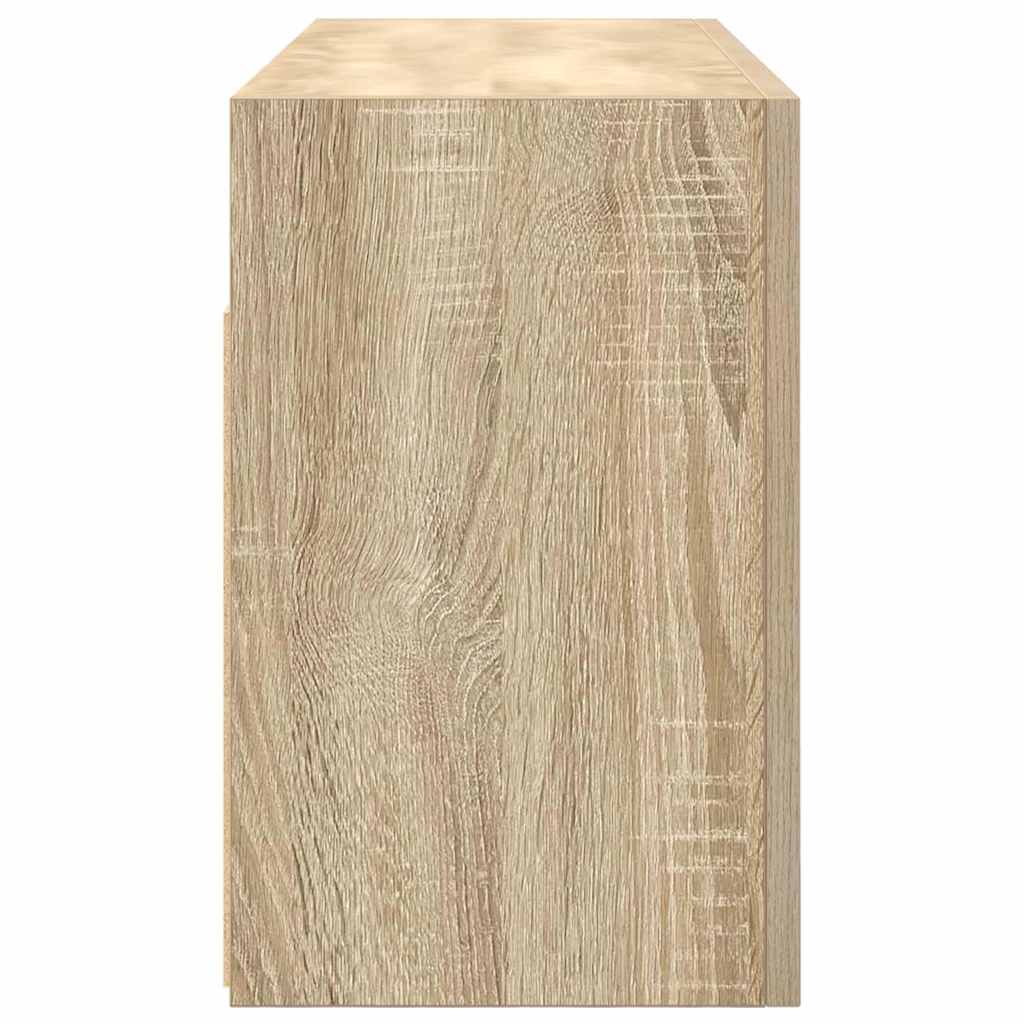 Kupaonski zidni ormarić sonoma hrast 80x25x40 cm izrađeno drvo