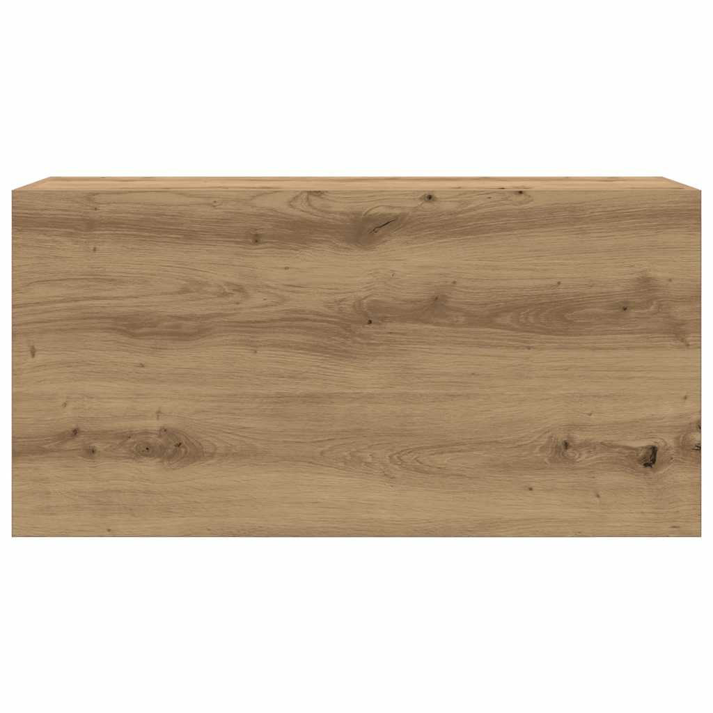 Kupaonski zidni ormarić Artisan hrast 80x25x40 cm izrađeno drvo