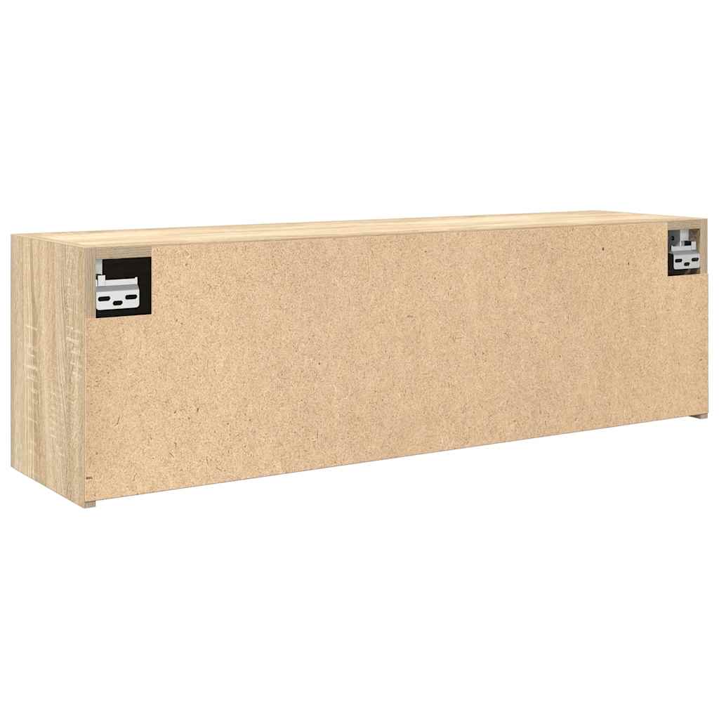 Kupaonski zidni ormarić sonoma hrast 100x25x30 cm izrađeno drvo