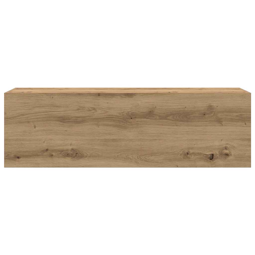 Kupaonski zidni ormarić Artisan hrast 100x25x30cm izrađeno drvo