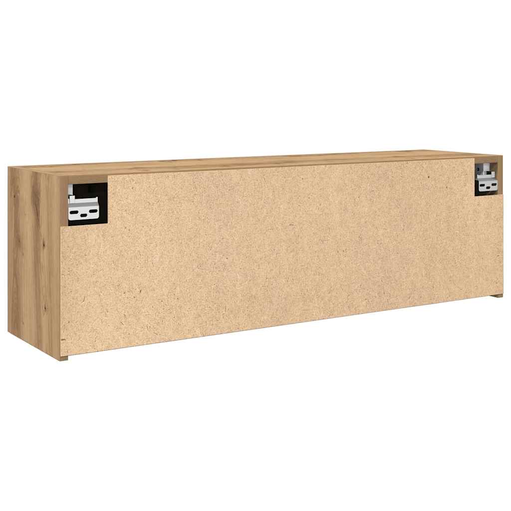 Kupaonski zidni ormarić Artisan hrast 100x25x30cm izrađeno drvo