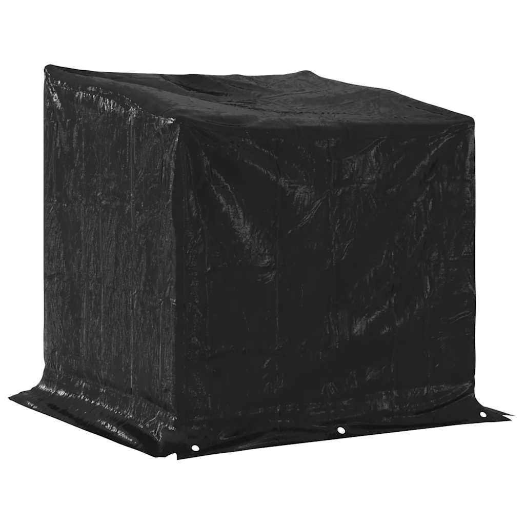 Stalak za drva za ogrjev s kišnom navlakom 101x61x110,5 cm