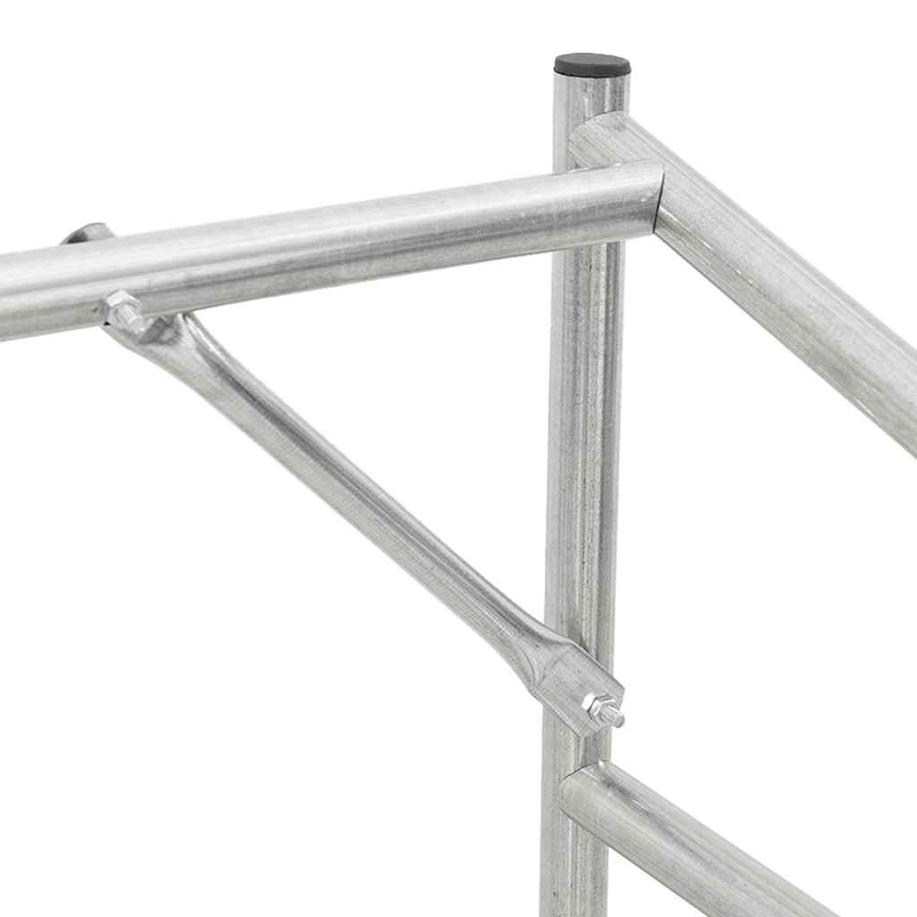 Stalak za drva za ogrjev s kišnom navlakom 100,5x100,5x110,5 cm