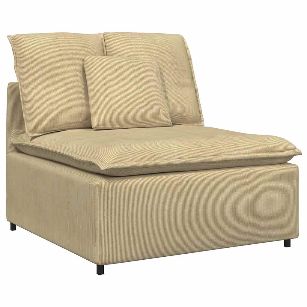 Modularna sofa s jastucima sivozelena 100 cm