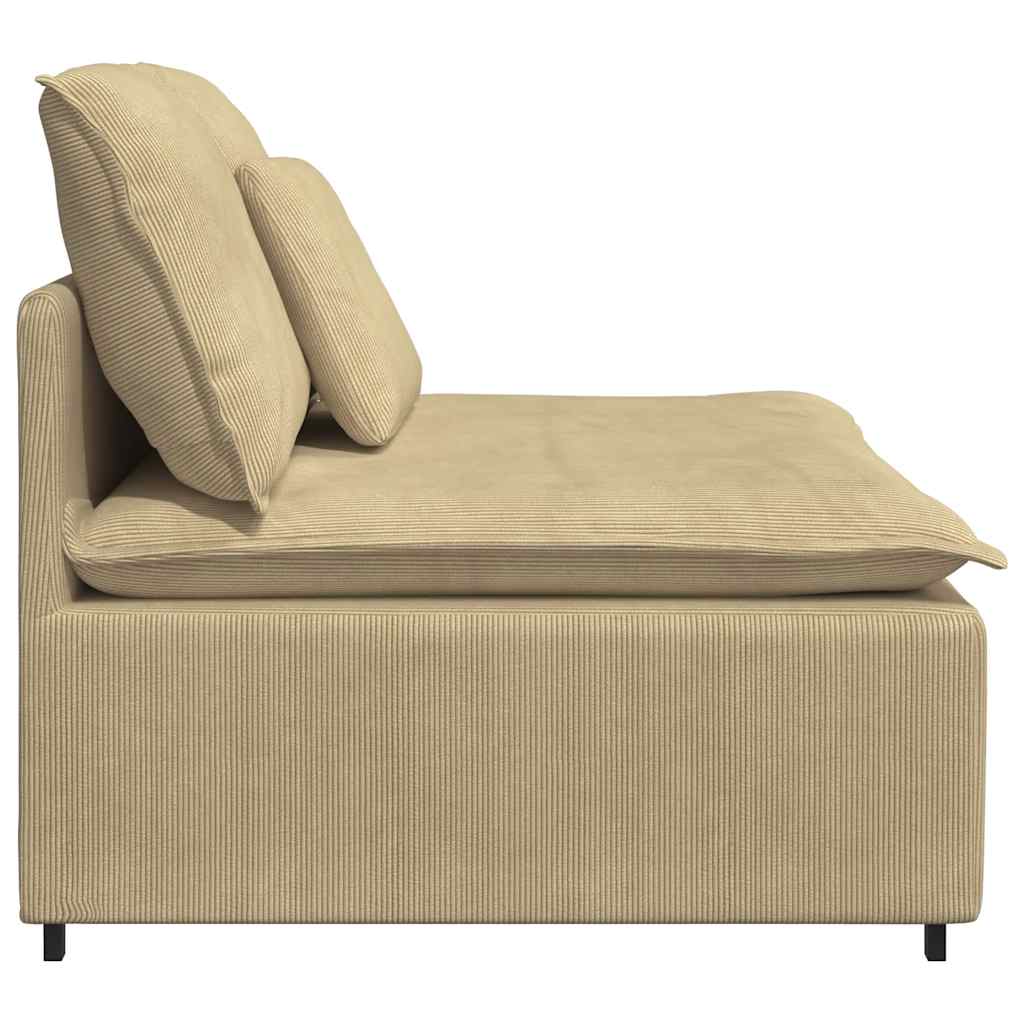 Modularna sofa s jastucima sivozelena 100 cm