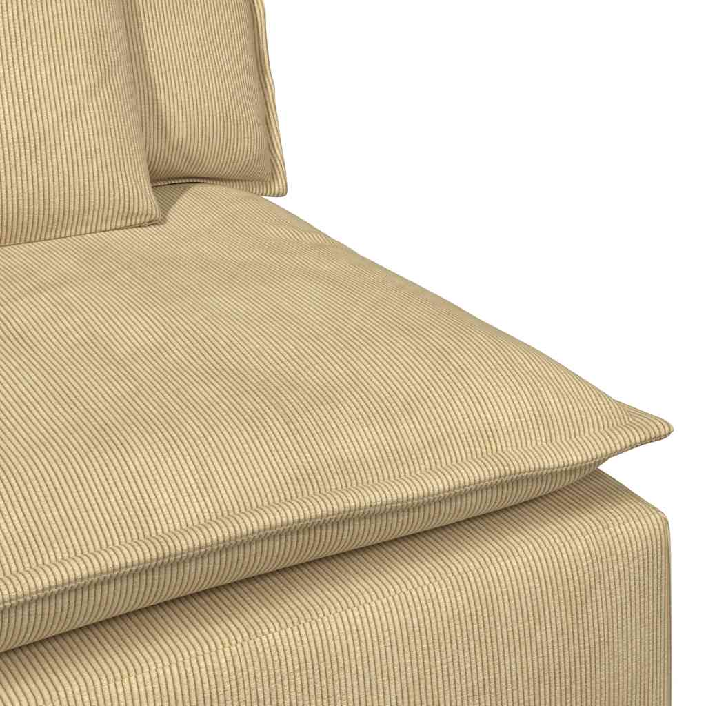 Modularna sofa s jastucima sivozelena 100 cm
